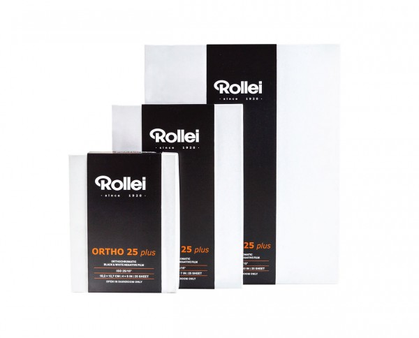 Rollei Ortho 25 4x5" 25 Blätter