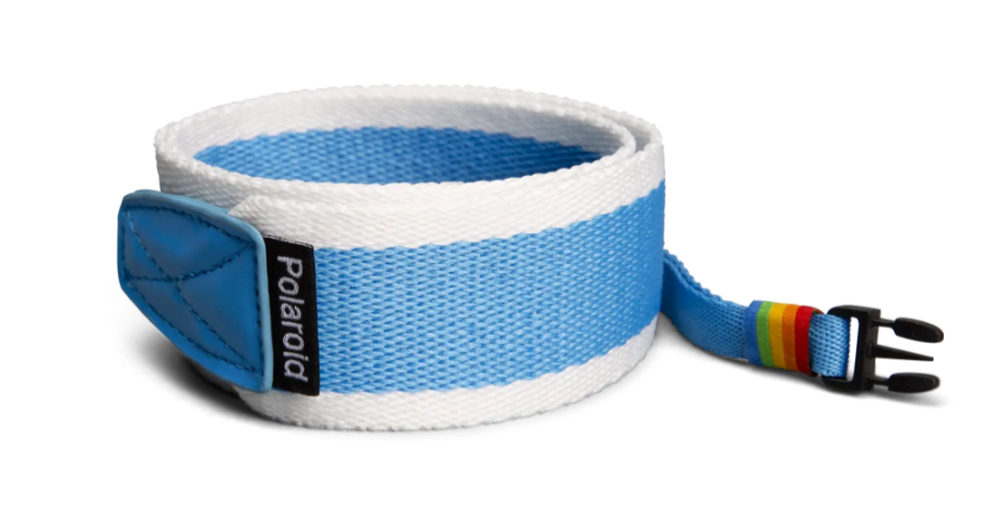 Polaroid Camera Strap Flat Blue