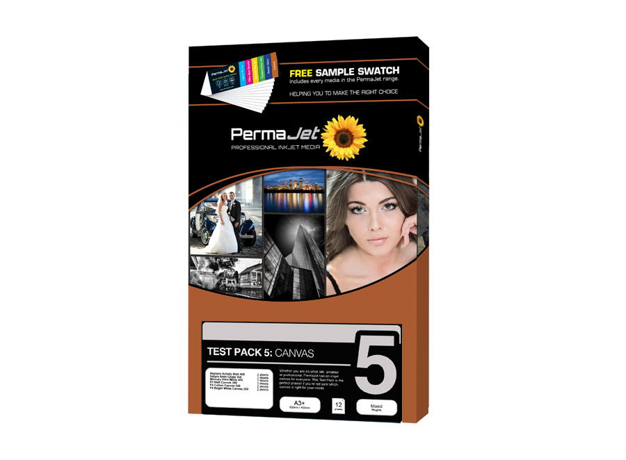 PermaJet A3+ Canvas Test Pack 5 (2x 6 sheets)