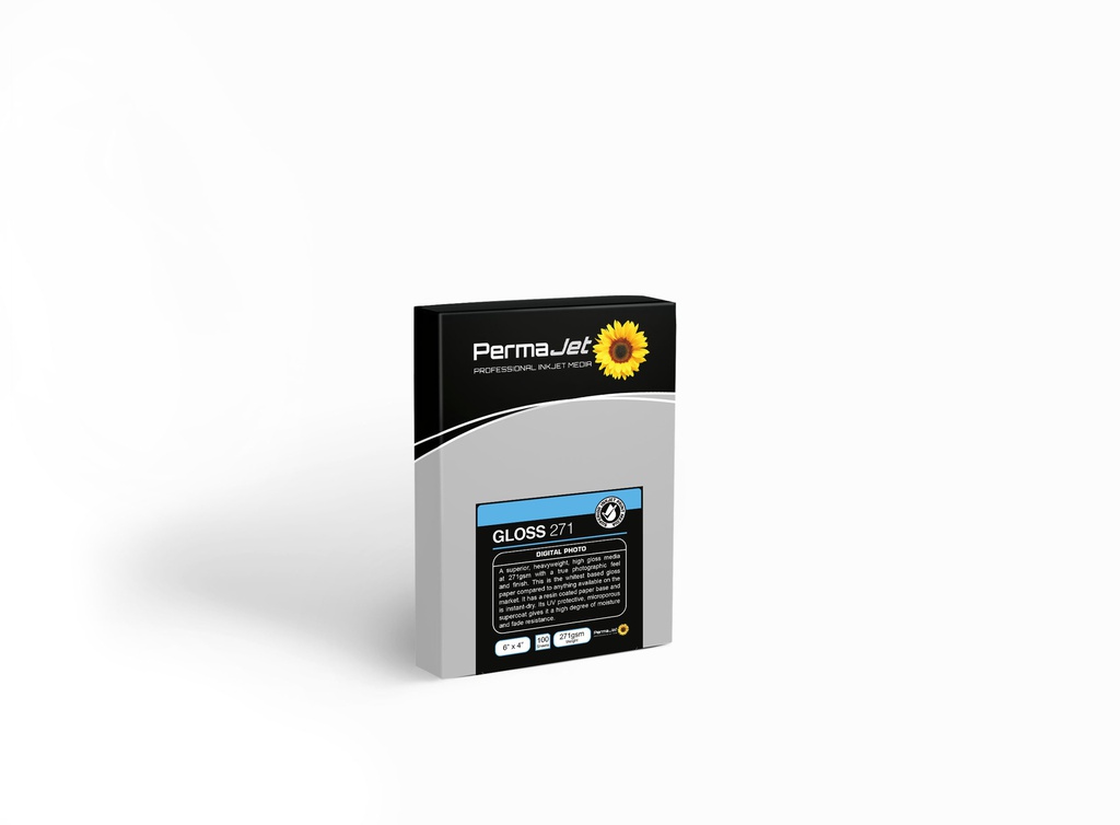 Permajet 271 Gloss - 271gsm  10x15 cm - 6x4" 100 sheets