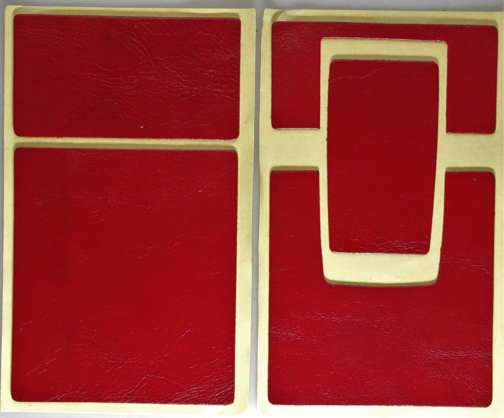 SX-70 Skins, rotes Leder glatt