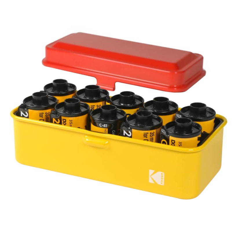 Kodak Film Case 135/120 rot/gelb