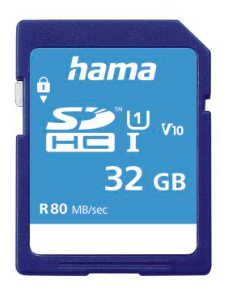 Hama SDHC 32GB Class 10 UHS-I 80 MB / s