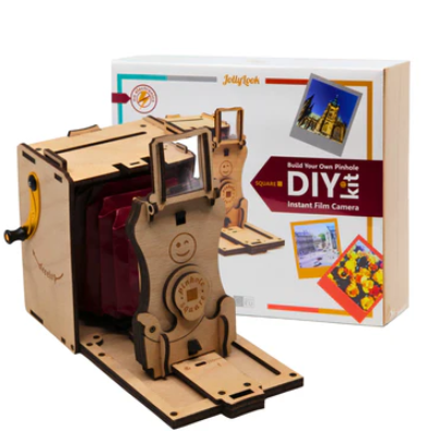 Jollylook Pinhole SQUARE DIY Camera Kit (natural wood)