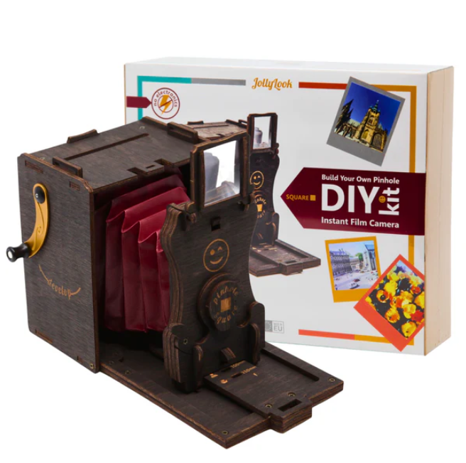 Jollylook Pinhole SQUARE DIY Camera Kit (stained brown)