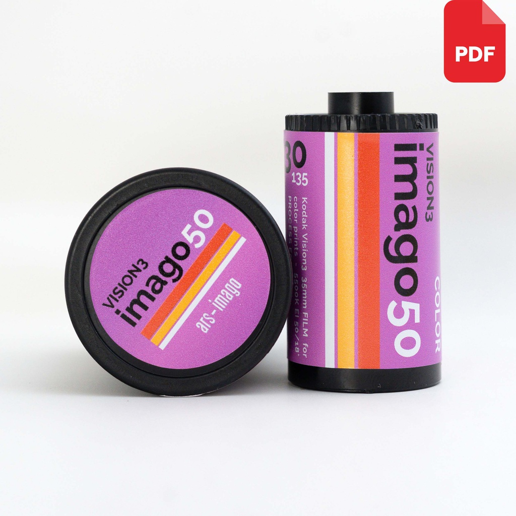 imago50 Color Negative Film 35mm 30 exposures ECN-2 50 ISO