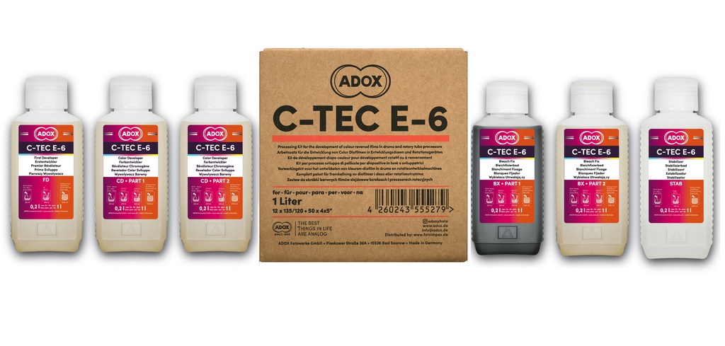 ADOX C-TEC E6 3-Bad Kit (1 Liter)