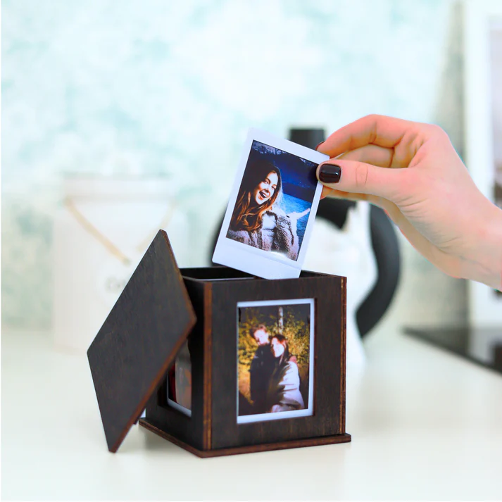 Jollylook Photo Box (stained Brown)