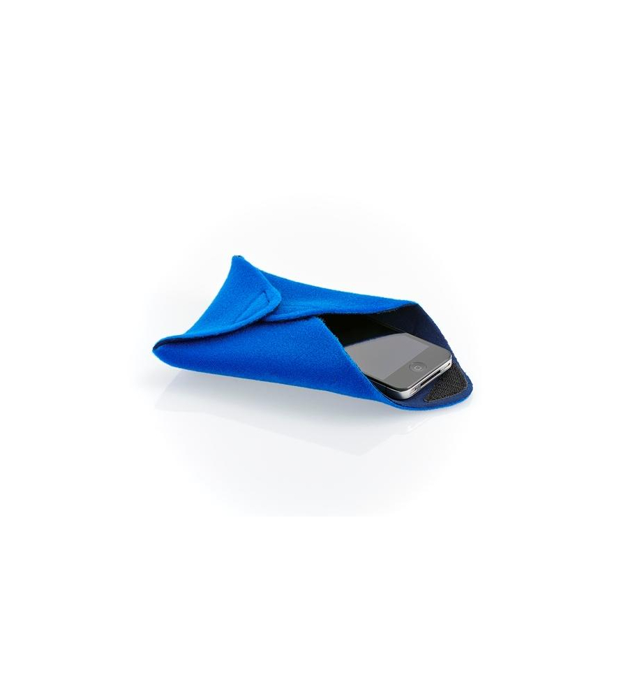 Einschlagtuch Stretch blau 20x20cm