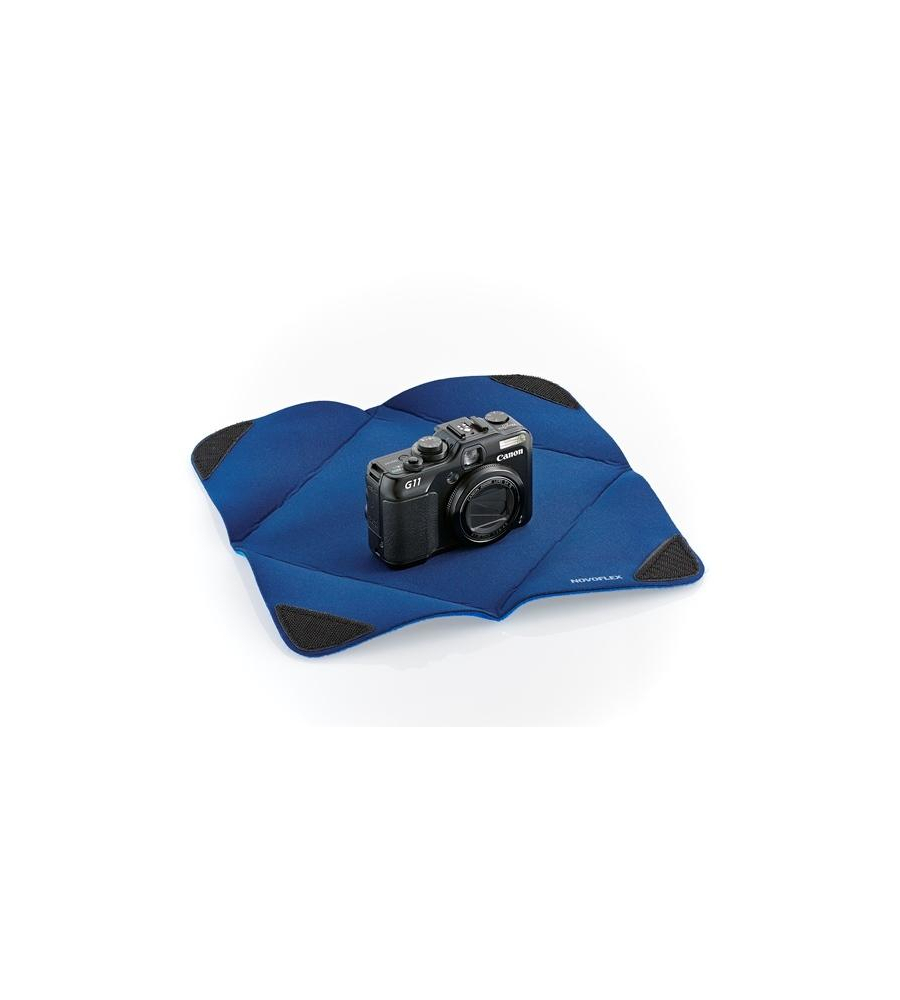 Einschlagtuch Stretch blau 28x28cm