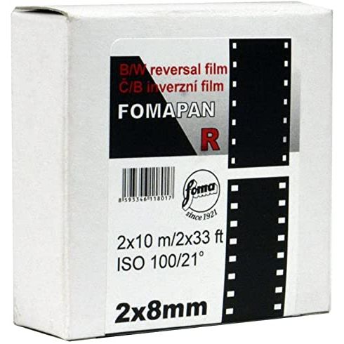 FOMAPAN S/W Diafilm R100 2x8 mm x 10 m