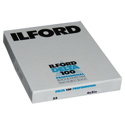 Ilford Delta 100 10.2 x 12.7 cm (4 x 5") 25 feuilles