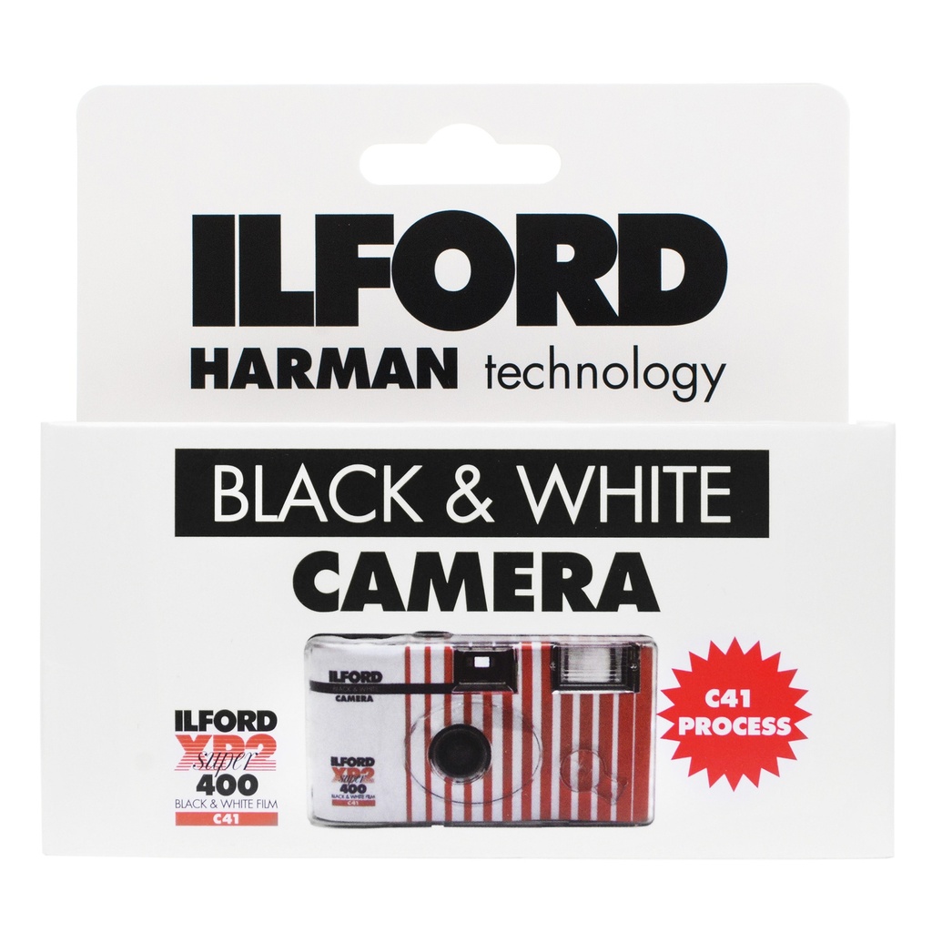 Ilford single use camera with Ilford XP2 film