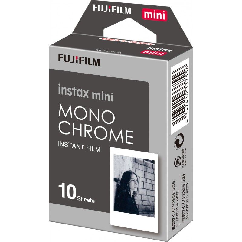 Fuji instax mini MONOCHROME instant film 10 exposures