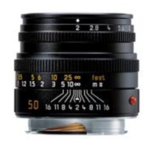 LEICA SUMMICRON-M 2/50 mm, schwarz eloxiert / anodise´ noir