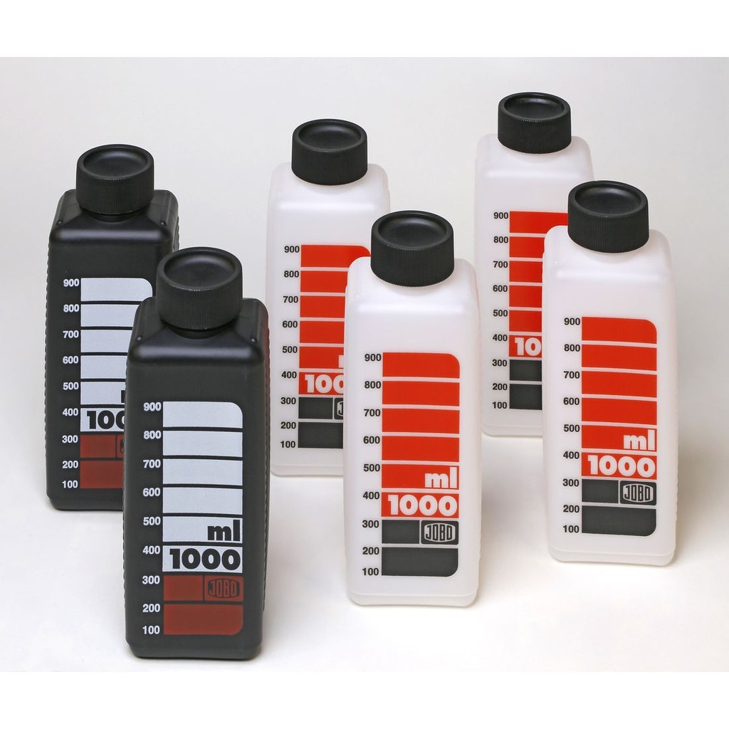 JOBO 3300 JOBO Skalenflasche 1000ml (4xweiss/2xschwarz)