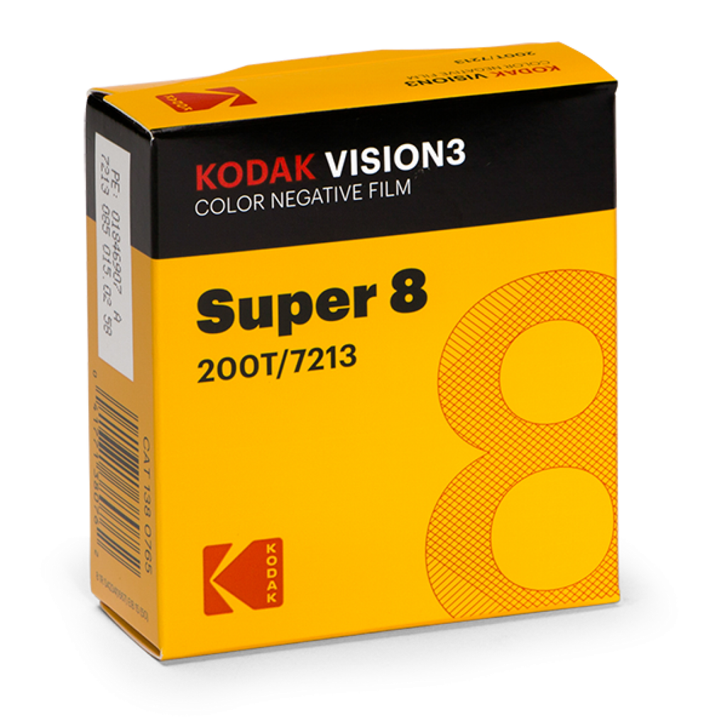 Kodak Vision 3 200T Farbnegativfilm 7213 - Super 8 (15m)