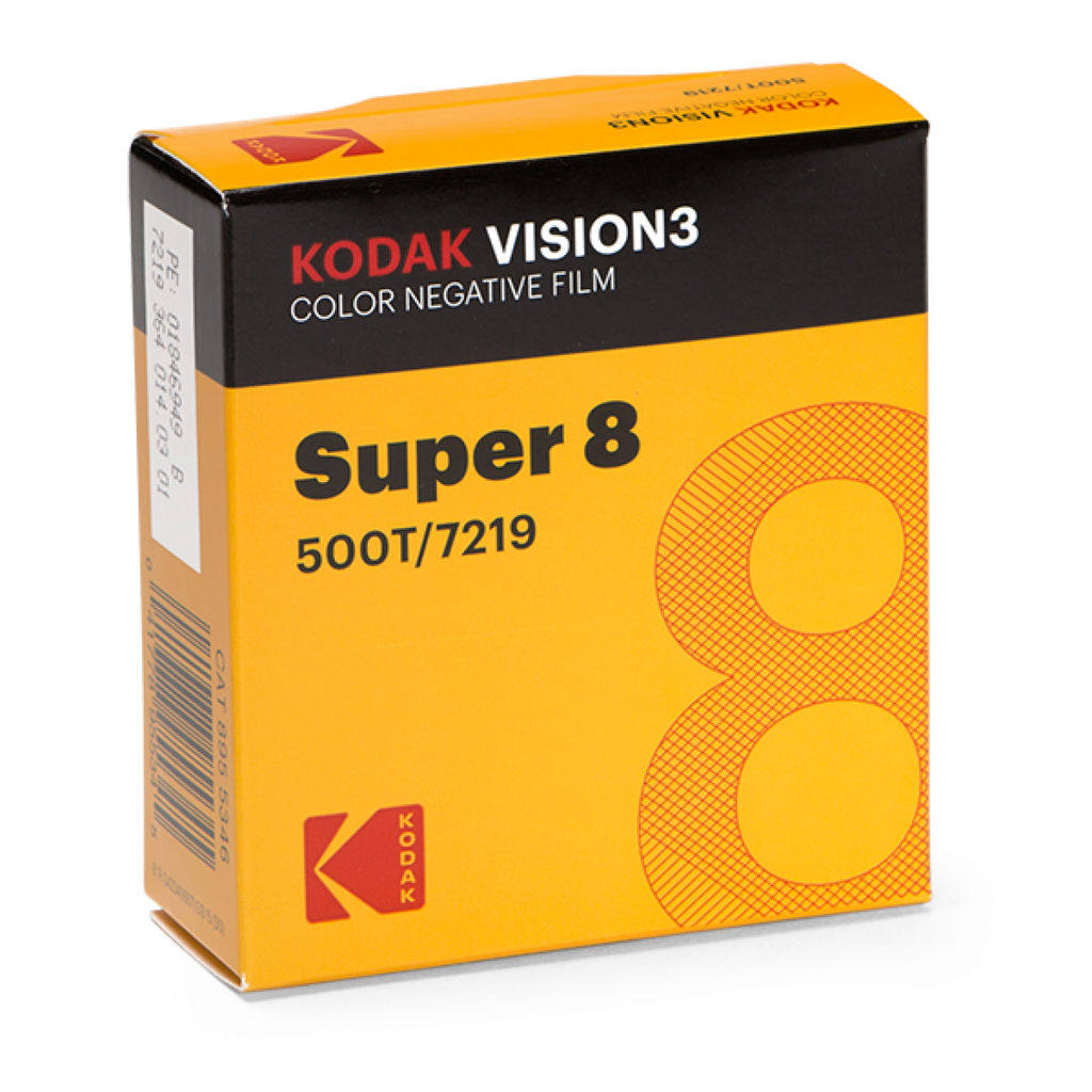 Kodak Vision 3 500T Color Negative Film 7219 - Super 8 (15m)