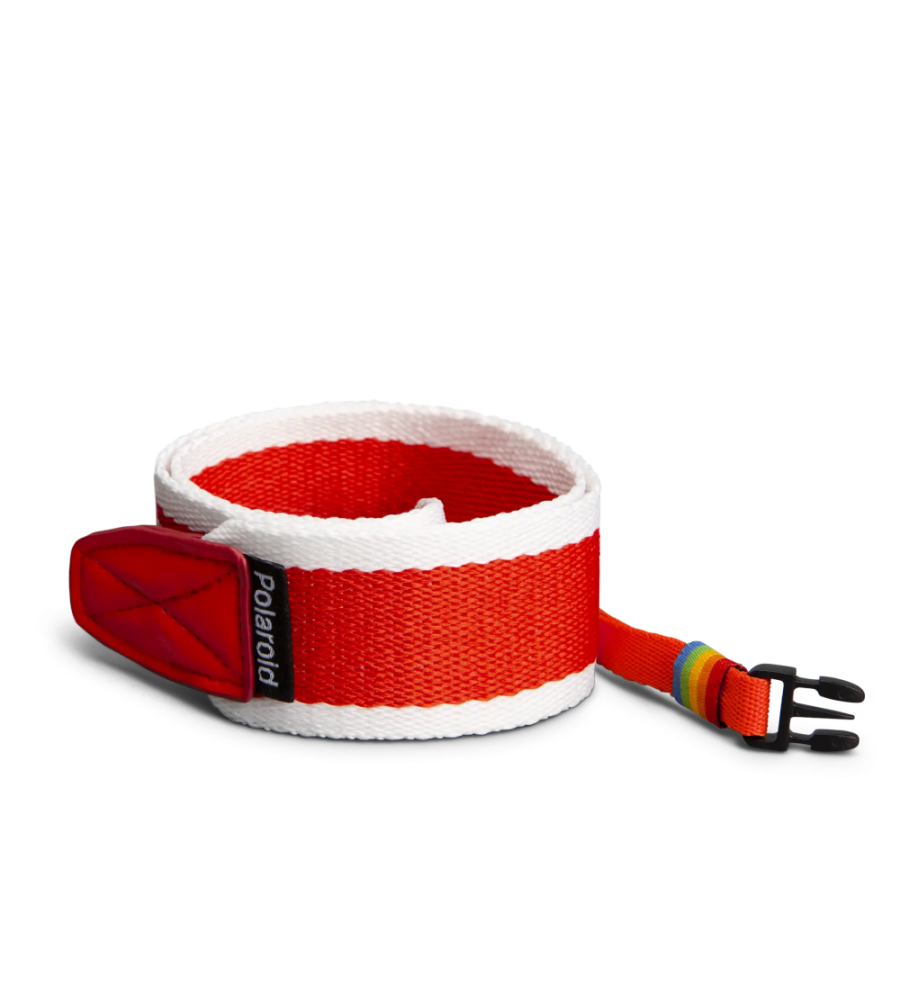 Polaroid Camera Strap Flat Rouge
