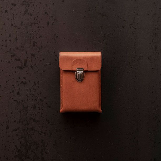 Leather Case for Instax Wide / Polaroid (brown)