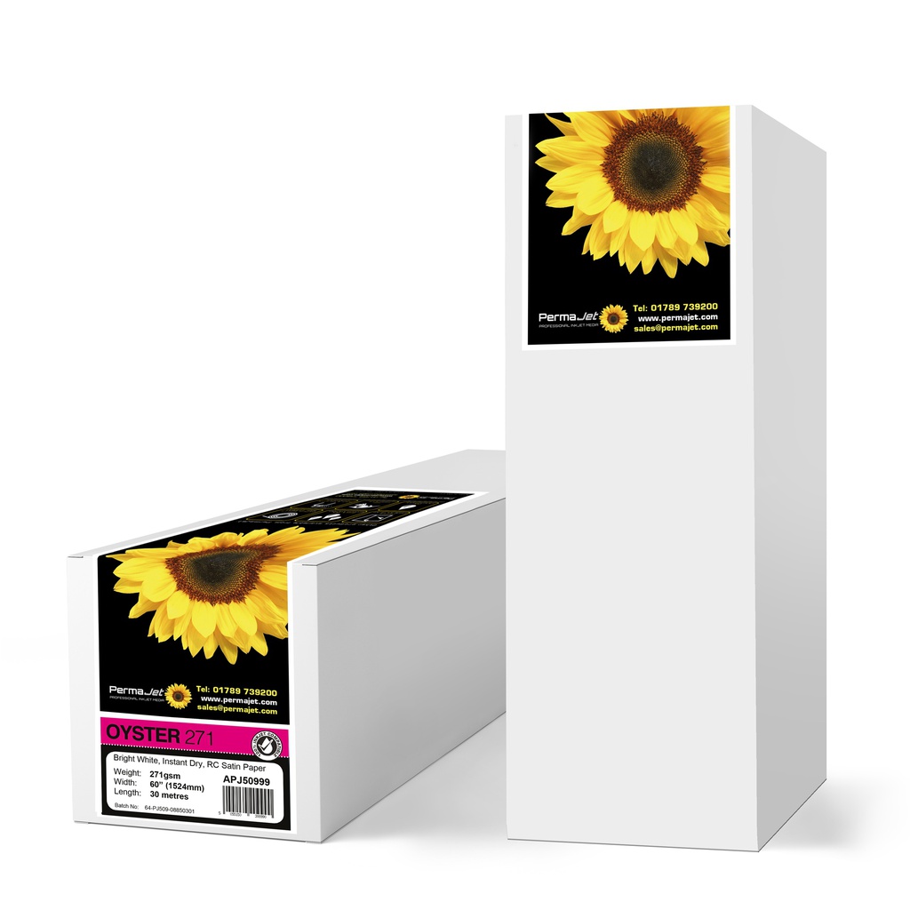 Permajet 271 Oyster - 271g/m2 152,4 cm - 60" Roll 30 Meter
