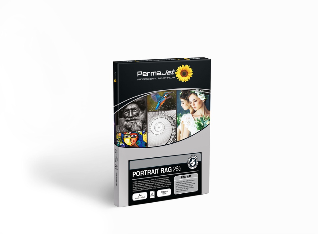 Permajet Portrait Rag 285gsm A4 25 sheets