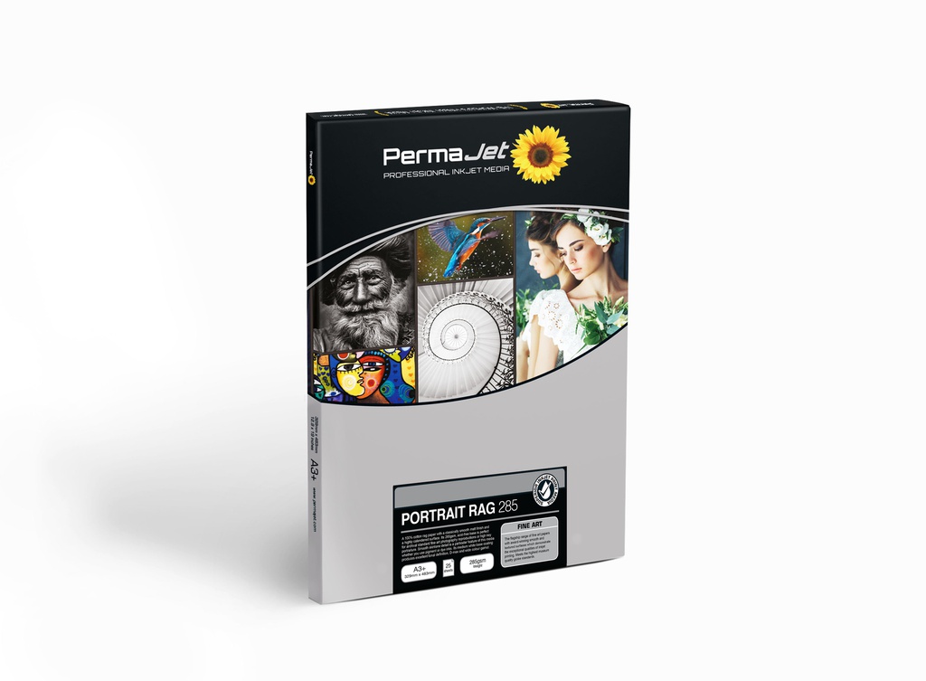 Permajet Portrait Rag 285gsm A3+ 25 sheets