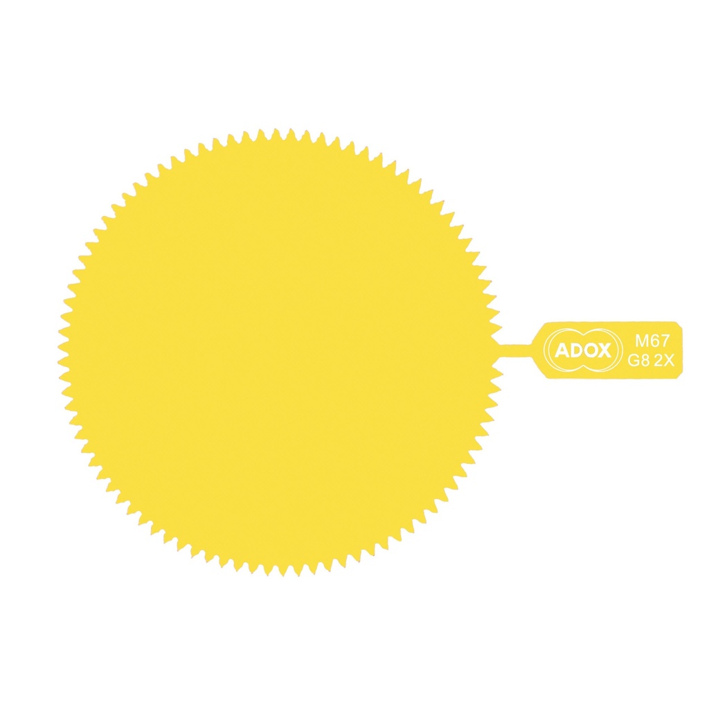 ADOX M46 *SNAP-ON* yellow (8) gelatine filter