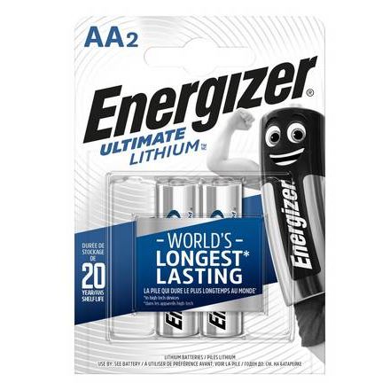 Energizer (AA) Ultimate Lithium Mignon 2 Stück