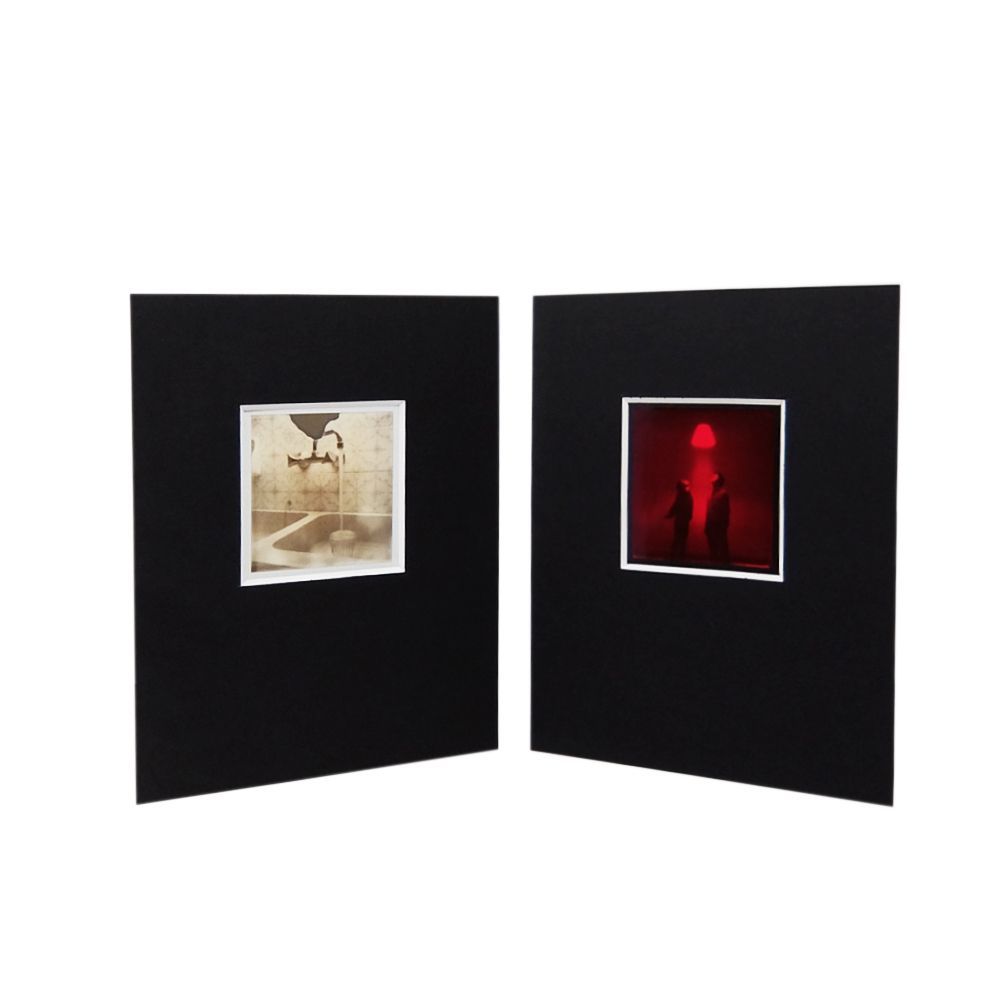 Passepartout 20x25 cm for Polaroid Films 600/SX-70 black