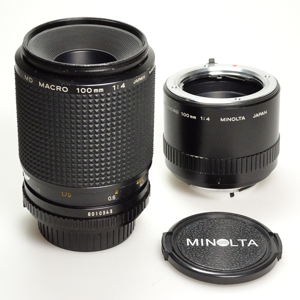 Minolta MD Macro 100 mm 4.0 with extension tube