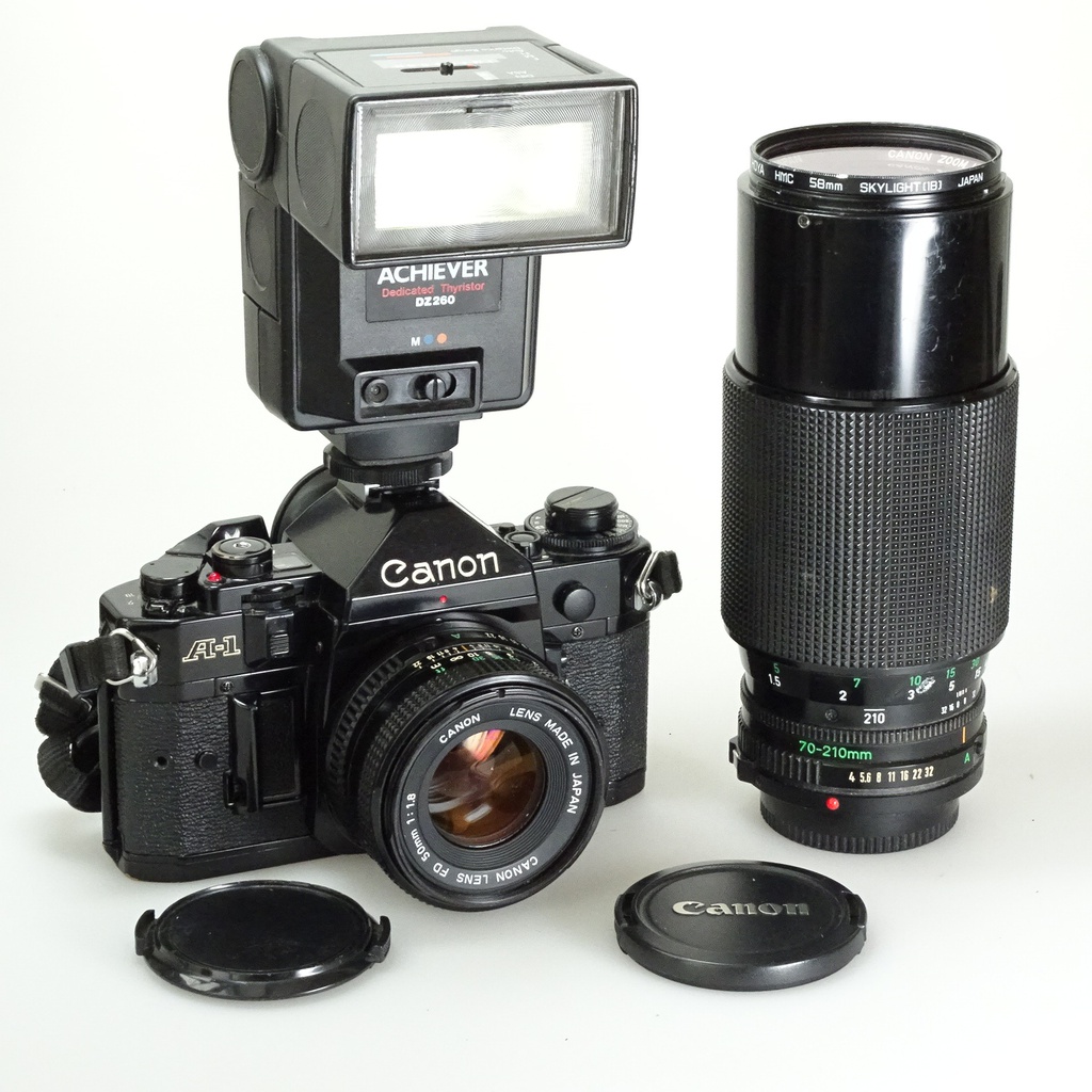 Canon A-1 (schwarz) Set