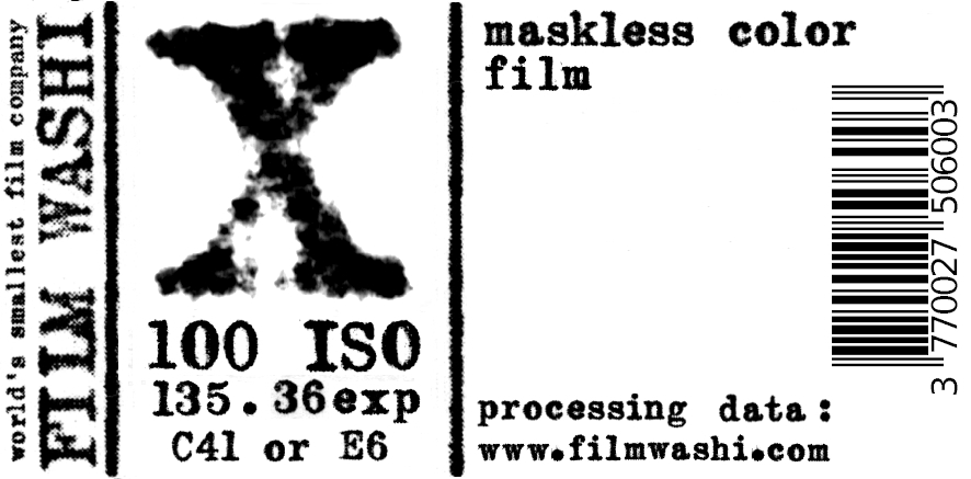 Washi Film X - 135-36 Maskless Color Film ISO 100