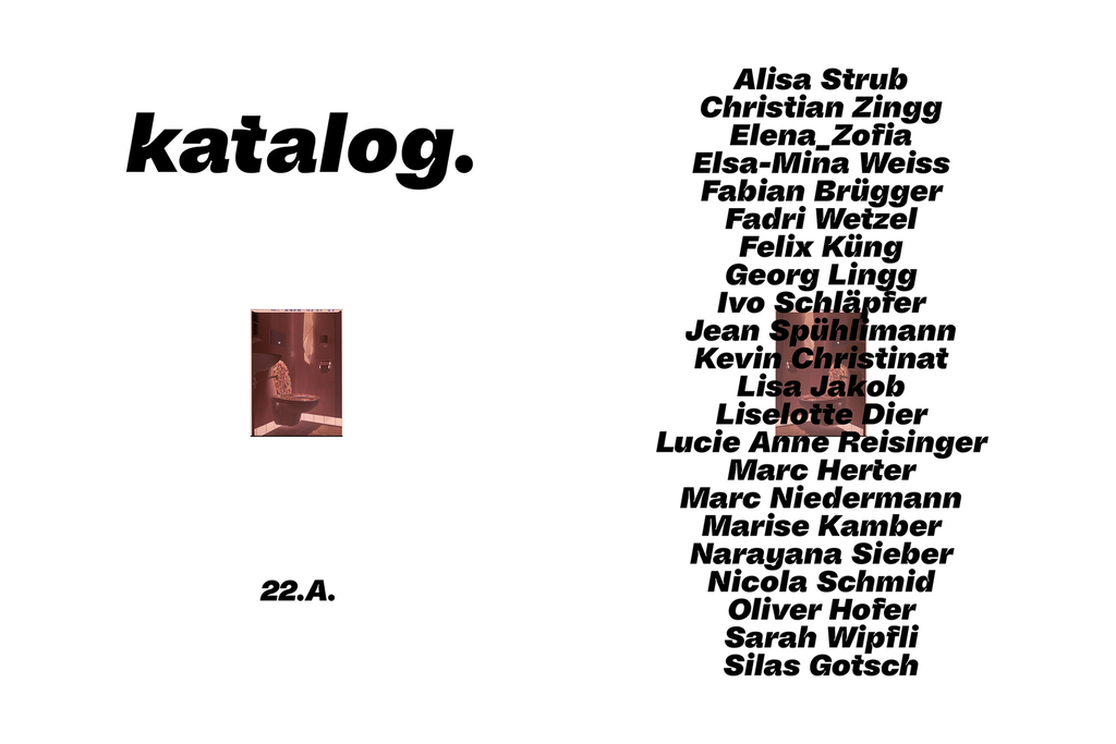Katalog. Zine 22.A. "WC"