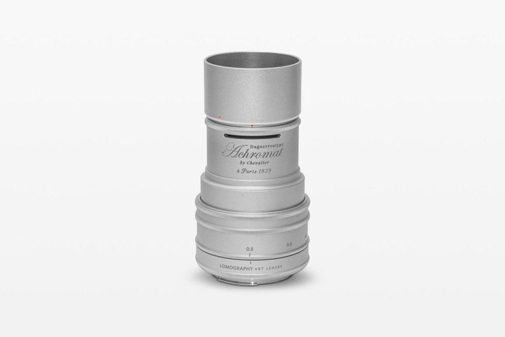 Lomo Daguerreotype Achromat 2.9/64 Art Lens (Nikon F Mount, Aluminium Silver)