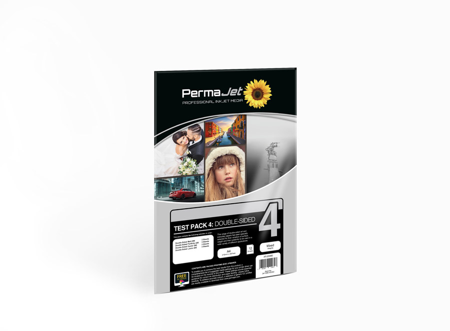 PermaJet A4 Double Sided Test Pack 4 (3x 4 sheets)
