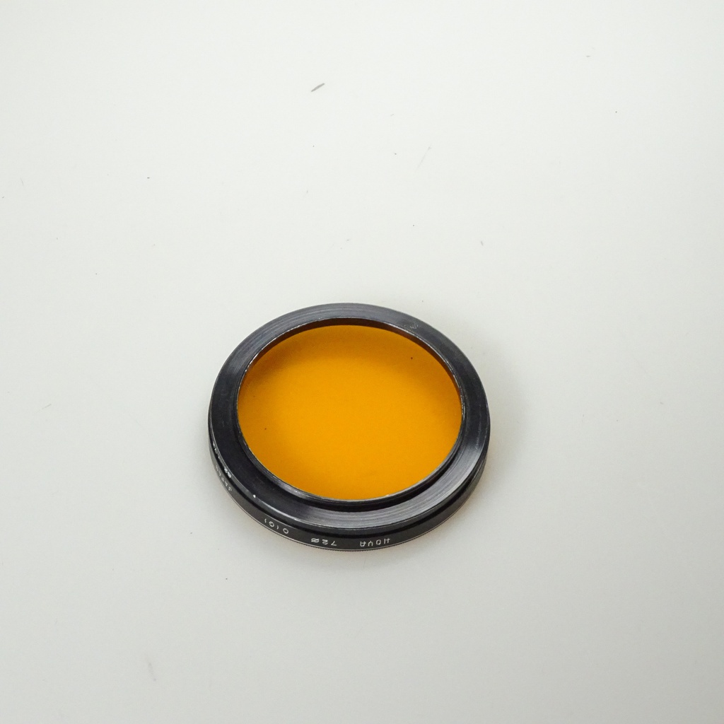 72 mm Orangefilter mit 72-62 Stepdown Ring