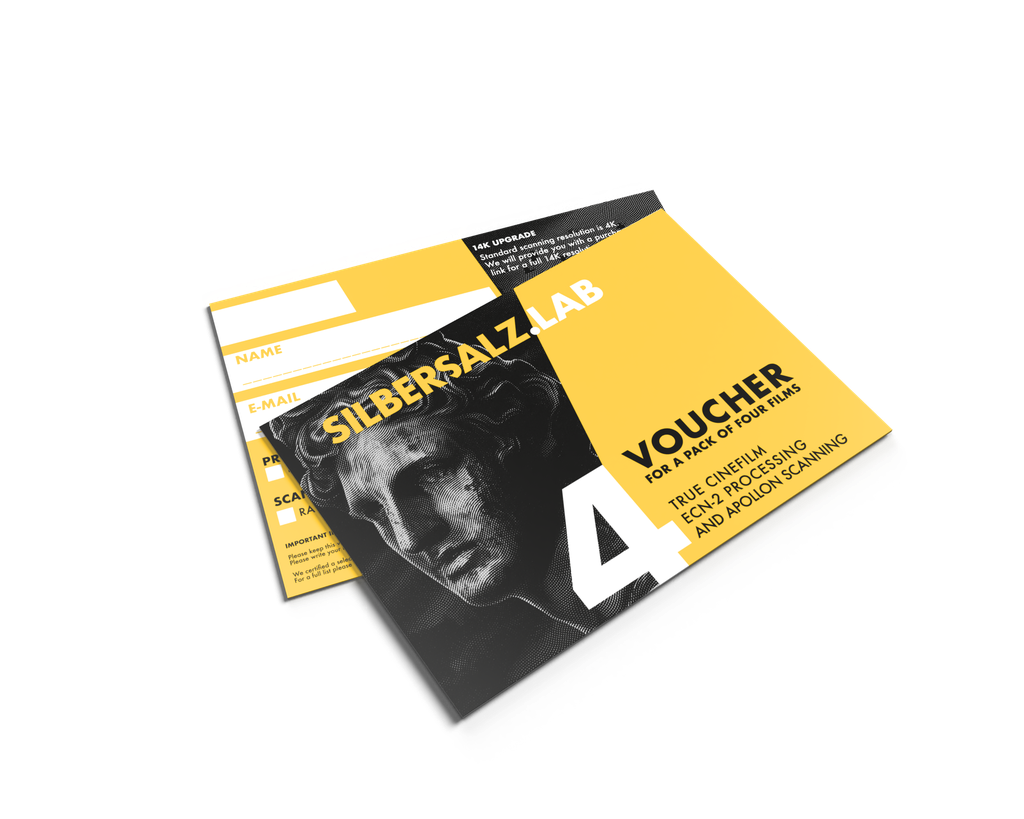 SILBERSALZ.LAB VOUCHER per 4 pellicole (135-36)