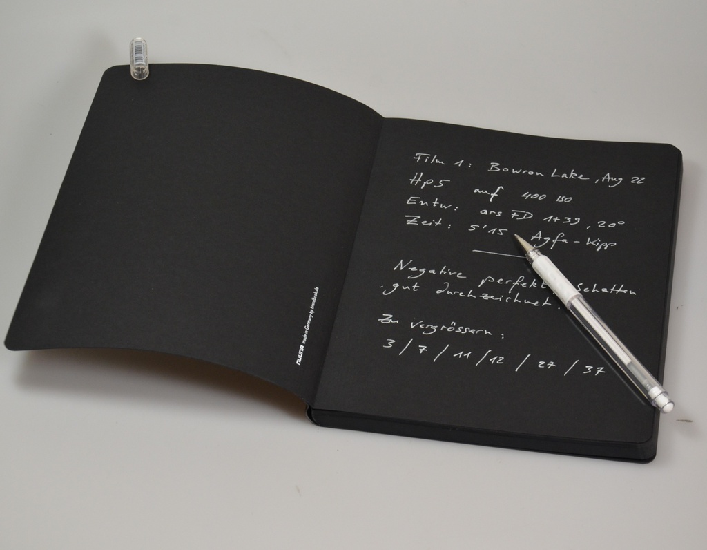 ars-imago Notizbuch "Not White Edition" (schwarze Seiten)