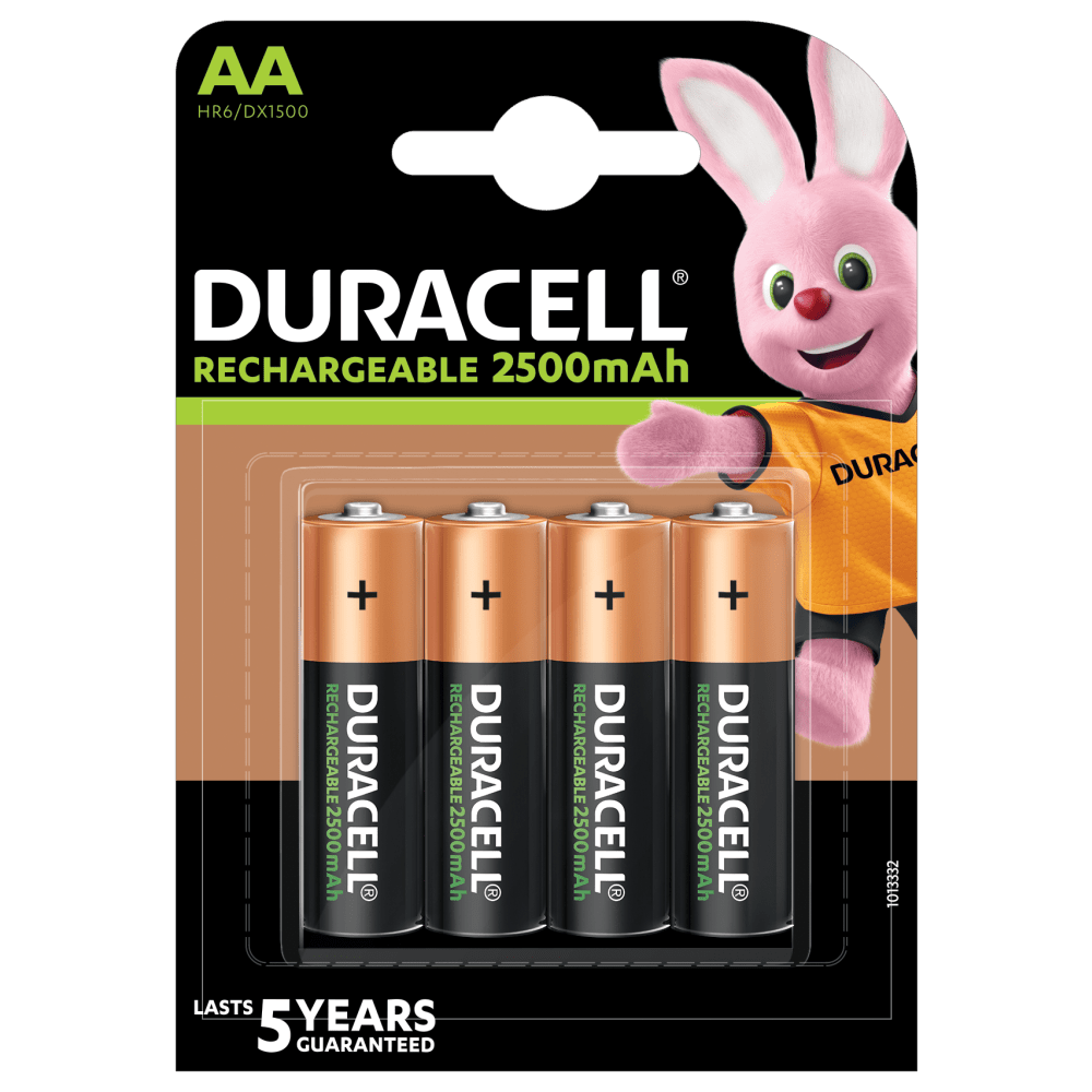 Duracell Rechargeable AA (2500mAh) 4 pieces