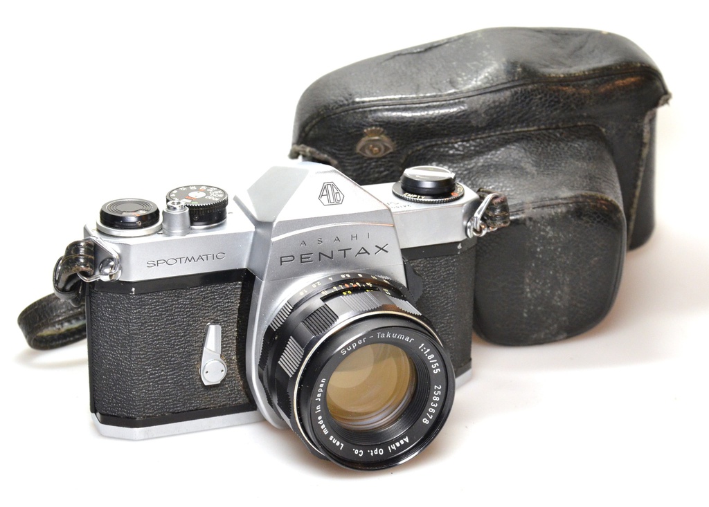 Pentax Spotmatic inkl. 55mm f1.8 (no meter)