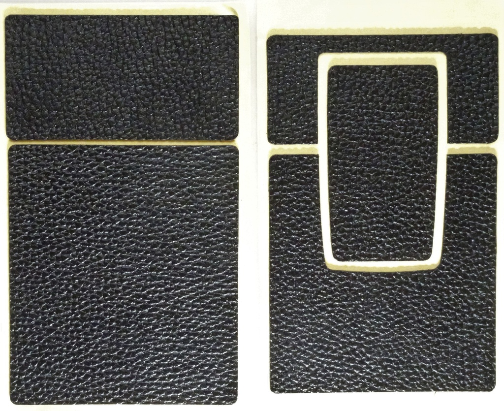 SX-70 Skins, schwarzes Leder mit Struktur