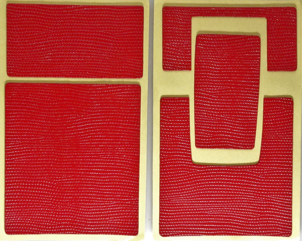 SX-70 Skins, rot "Eidechsenhaur"