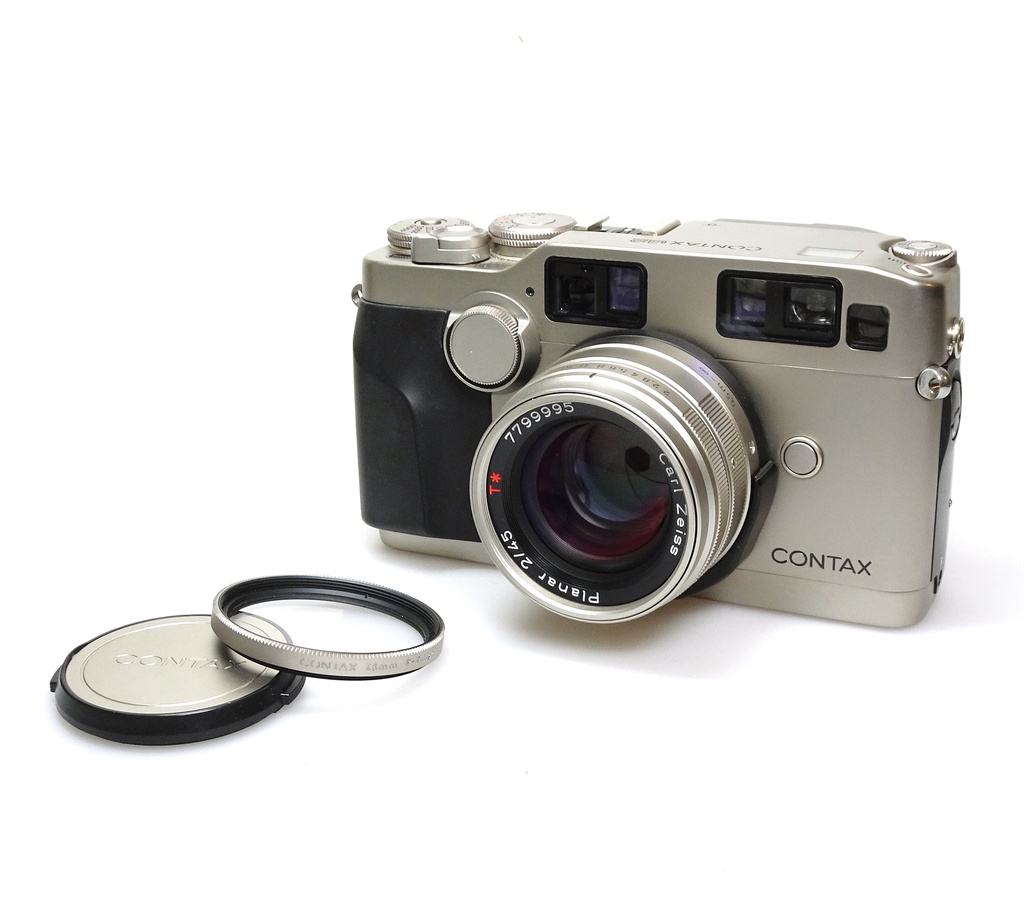 Contax G2 mit Carl Zeiss Planar T* 45 mm/2.0