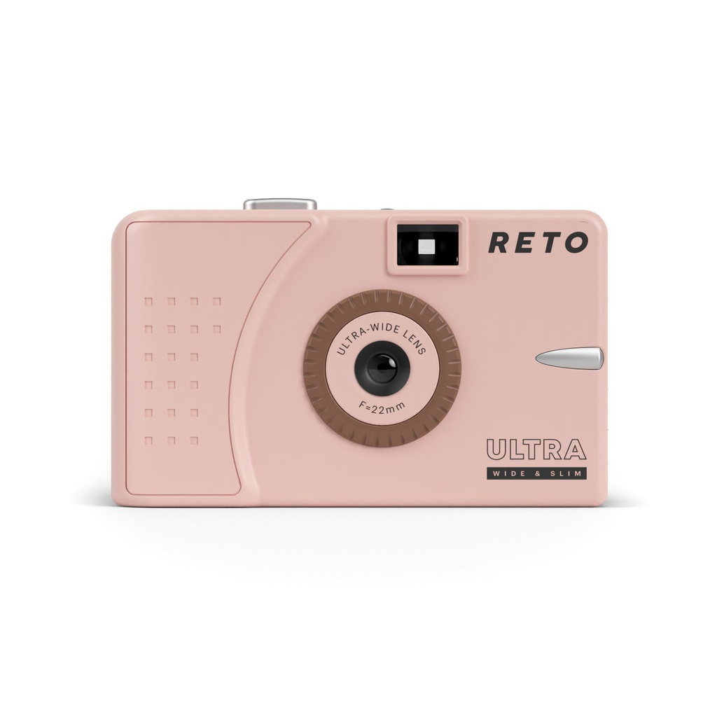 RETO Ultra Wide &amp; Slim Film Camera - PASTEL PINK