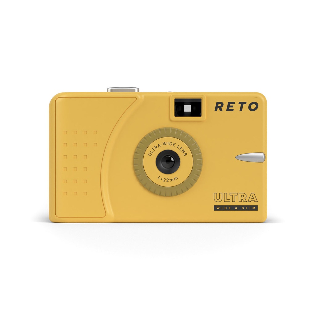 RETO Ultra Wide &amp; Slim Film Camera - MUDDY YELLOW