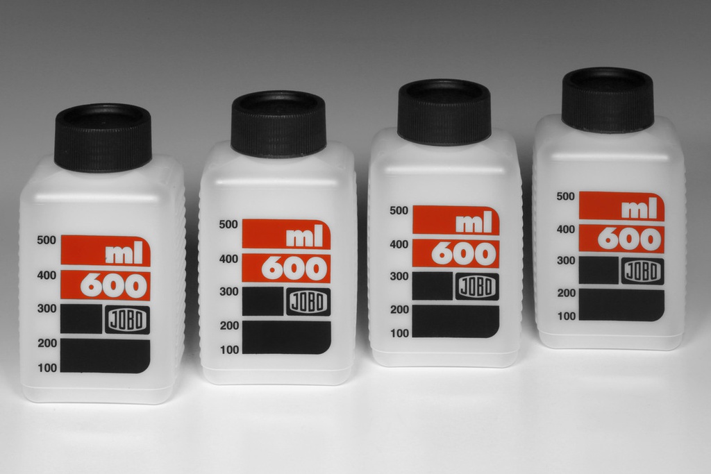 JOBO 3310 JOBO Skalenflasche 600ml (4x weiss)