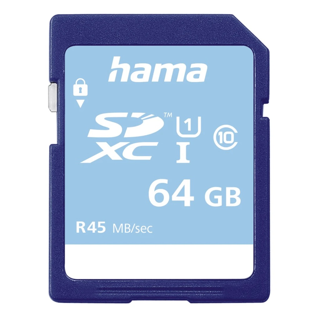Hama SDXC 64GB Class 10 UHS-I 45 MB / s
