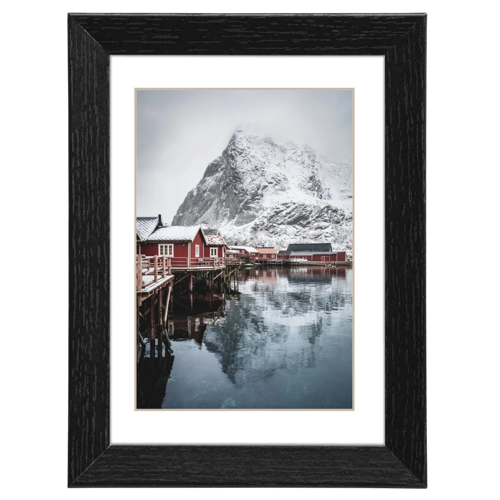 Hama Holzrahmen "Oslo", Schwarz, 10 x 15 cm