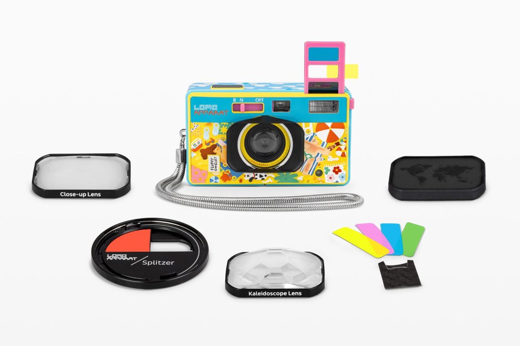 Lomography LomoApparat 21 mm Weitwinkel-Kamera "Fluffy Omelet Edition"